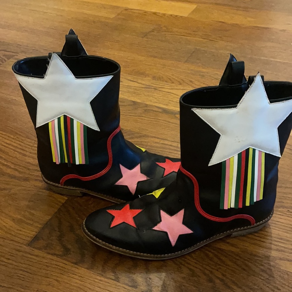 Stella McCartney kids star fringe cowboy boots